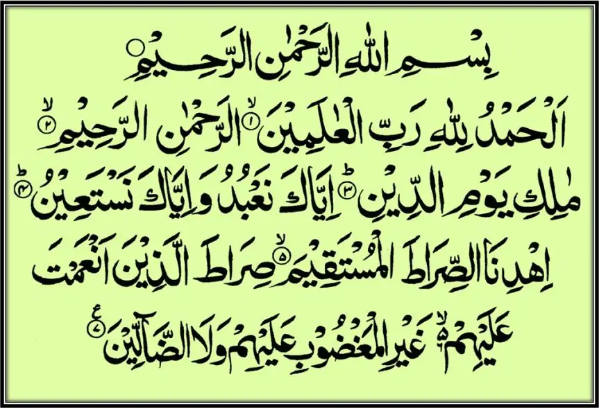 Tafsir al Quran Surah fatihah
